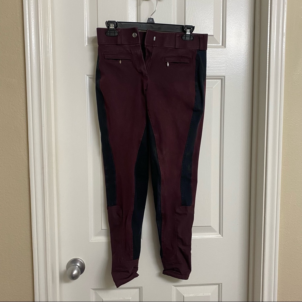 Dover Knee Patch Breeches Maroon 26/28